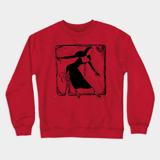 Stage lady Crewneck Sweatshirt by 1-900-SLEEZE